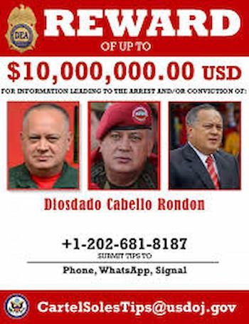 Marco Rubio, sobre la recompensa por Diosdado Cabello: “La política de EE UU no ha cambiado”