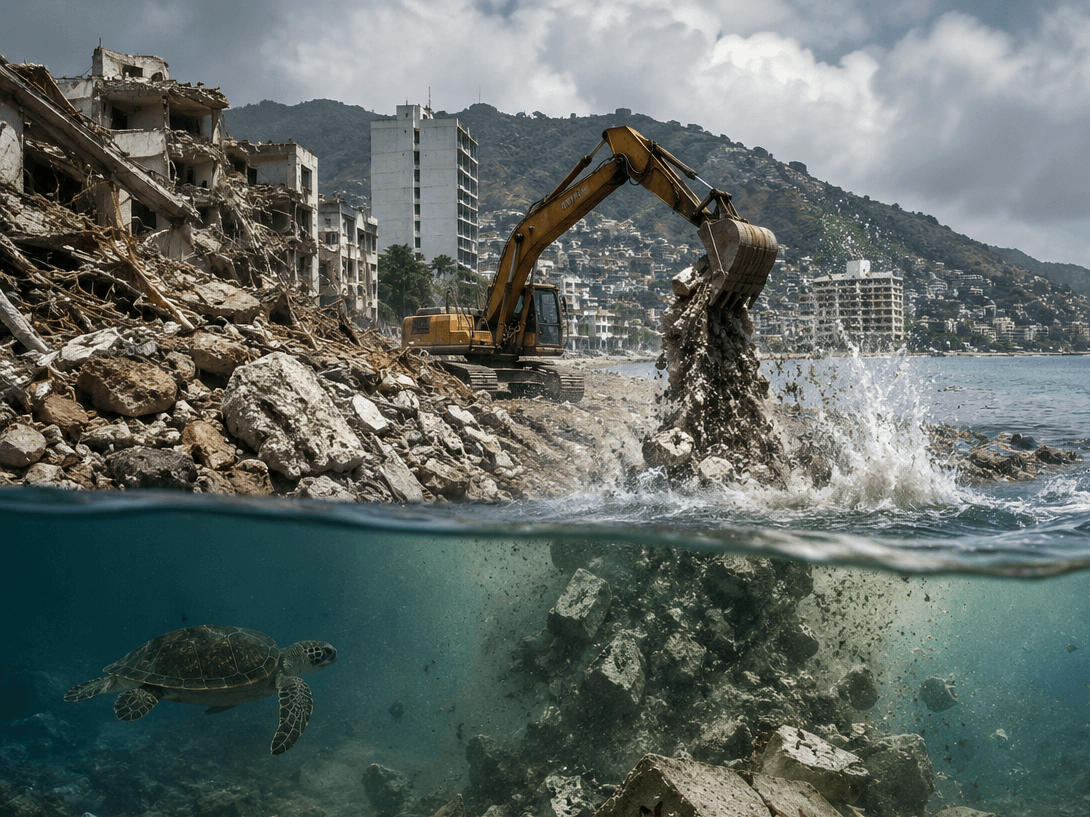 Expertos alertan que arrojar escombros del terremoto al mar de La Guaira podría desencadenar una crisis ambiental y sanitaria